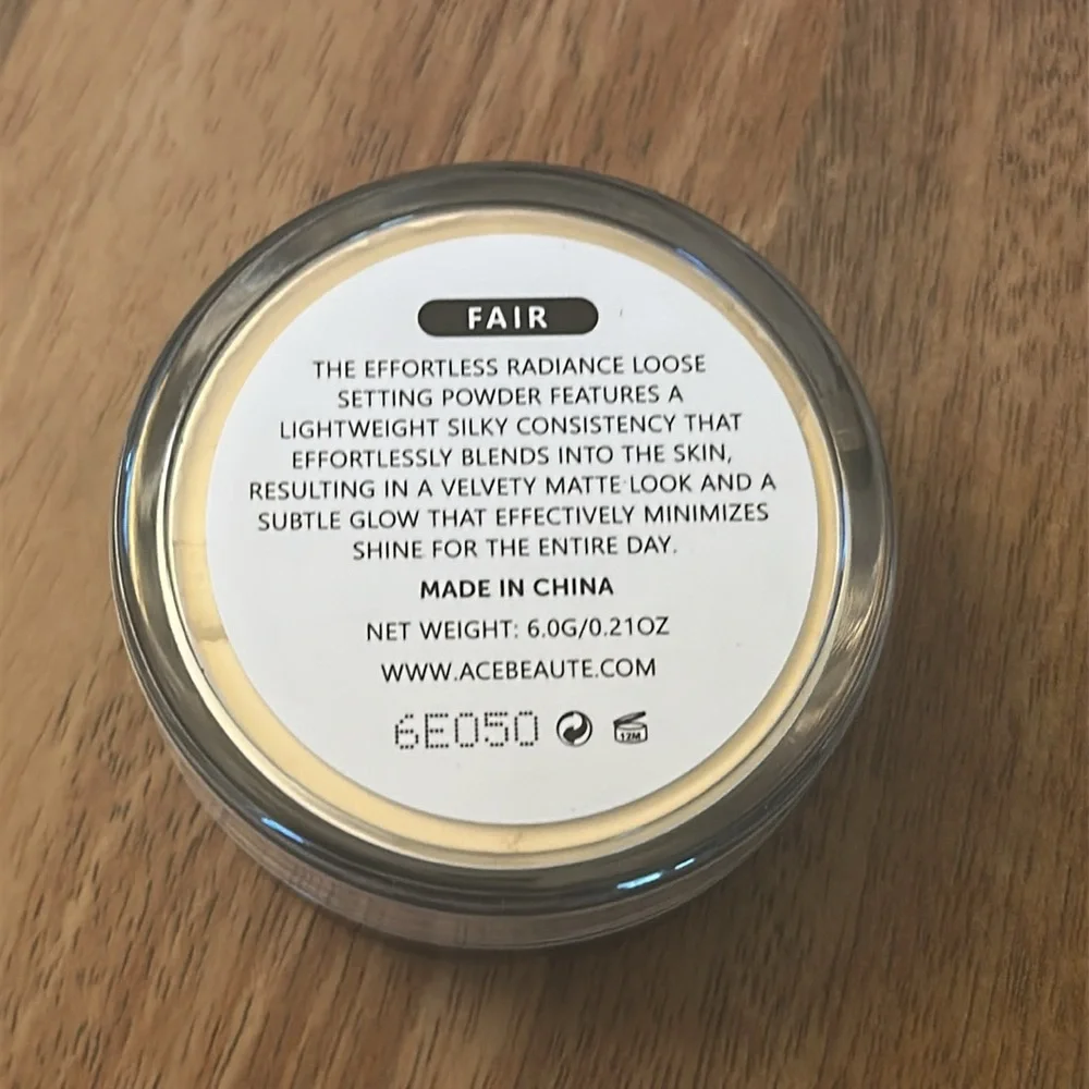 NEW Ace Beautē | Loose Setting Powder - FAIR - NEW IN BOX
